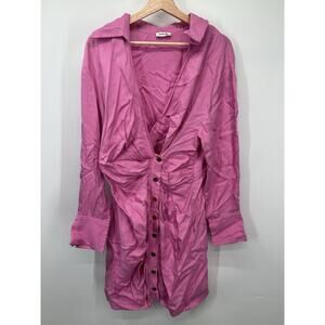 Sandro Pink Women's short Dress Size 42 Pre-Loved